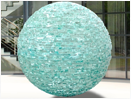 Glas Kugel 60 cm